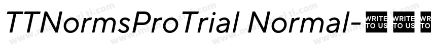TTNormsProTrial Normal字体转换